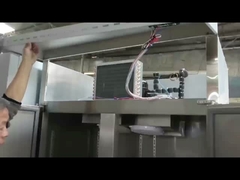 4 أبواب 300W التجارية الثلاجة الفولاذ المقاوم للصدأ المجمد