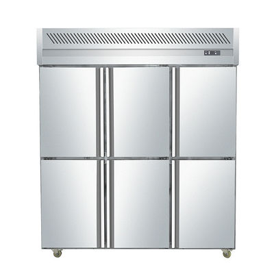 650W ثلاجة تجارية الفولاذ المقاوم للصدأ الفريزر للمطبخ