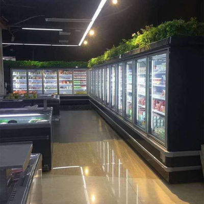 معدات تبريد سوبر ماركت عمودية 1250 لتر