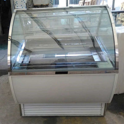 CE R404a ثلاجة عرض مبردات الآيس كريم 5 قدم